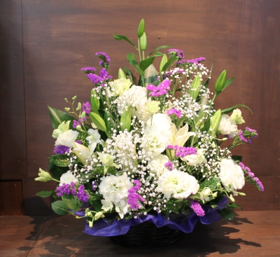 お供え 洋花 いわき市 小名浜の花屋 花国湘南台店