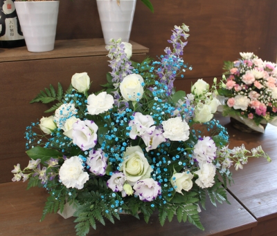 お供え 洋花 いわき市 小名浜の花屋 花国湘南台店
