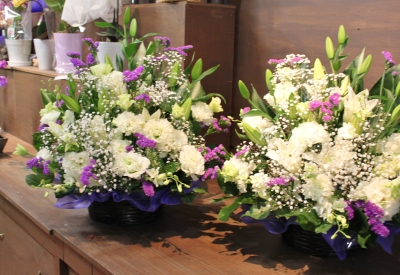 お供え 洋花 いわき市 小名浜の花屋 花国湘南台店
