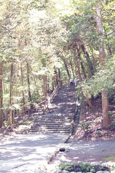 伊勢神宮 外宮 階段