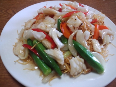 船釣りで釣ったヤリイカ料理