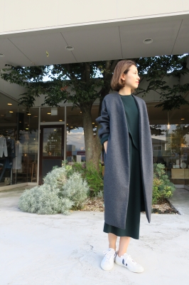ENFOLD ノーカラーコート入荷 | midas ENFOLD ノーカラーコート入荷 | midas
