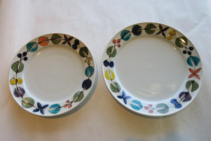 最終値下げ！【九谷焼ロディ】 色絵花繋ぎ / 徳永遊心 徳永遊心