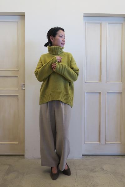 DES PRES - GALERIE VIE ギャルリーヴィー  ファインウール　ピスタチオ DES PRES - GALERIE VIE ギャルリーヴィー ファインウール