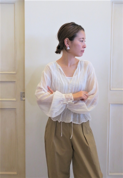 nowosレース刺繍長袖ブラウス ブラウス長袖 nowos ブラウス nowos ブラウス nowos ブラウス レース