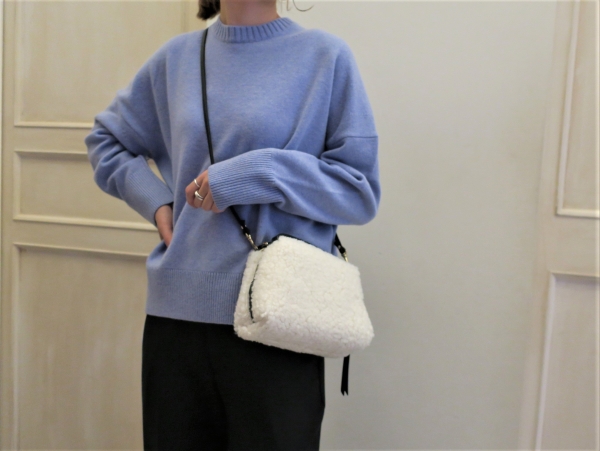GIANNI CHIARINI ジャンニ キアリーニ ボア素材もこもこバッグ 【公式 