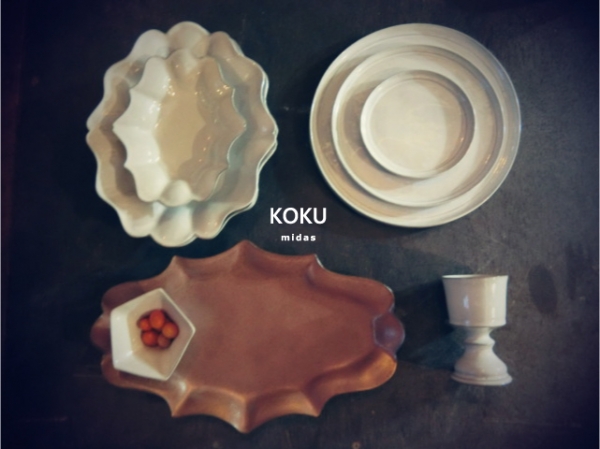 一時的値下【最終お値下げ】KOKU 4枚SET白磁(日本製)鹿児島県