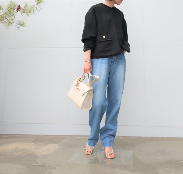【美品】MICA & DEAL ノーカラーツイードジャケット MICA & DEAL ノーカラーツイードジャケット再入荷 | midas