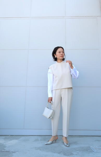 uncrave WHITE プルーフ ダブルクロス ブルゾン uncrave WHITE | midas