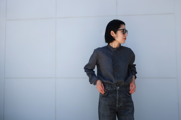 GALERIE VIE リネンポプリン カットオフブザムシャツ　2024SS 楽天市場】【SALE／30%OFF】リネンポプリン カットオフブザム