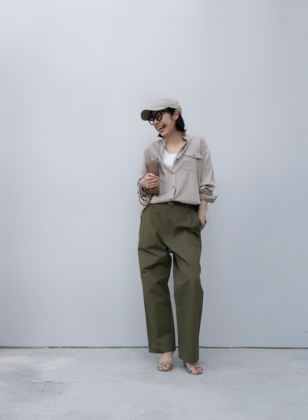 HTS 】COTTON/LINEN BAKER PANTS（その他パンツ）｜journal