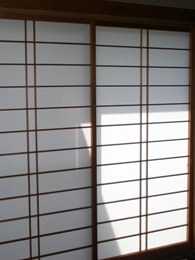 真っ白な障子がまぶしい!