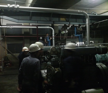 渋川排水機場見学