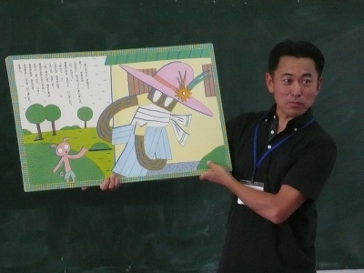 読み聞かせ(5年1組)