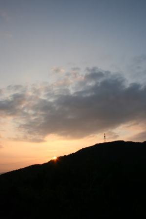 夕日