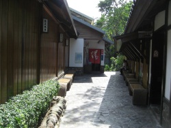 温泉の建物