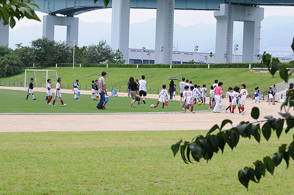 芦屋市総合公園・練習終了
