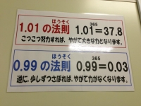 1.01の法則。