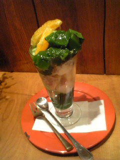 抹茶パフェ