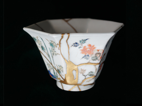 李朝茶碗 金継ぎ 古美術