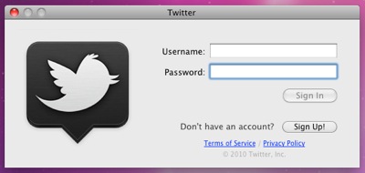 Mac App Store Twitter