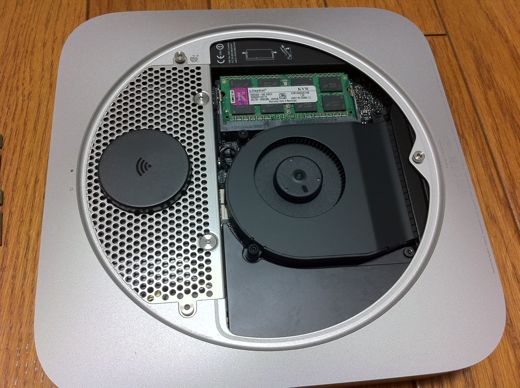 mac mini メモリ換装