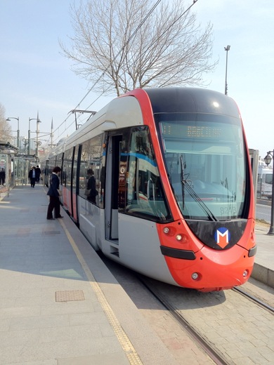 トルコ イスタンブール サッカー観戦 ガラタサライ TRAMVAY トラム