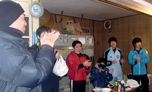 常連客の誕生日会
