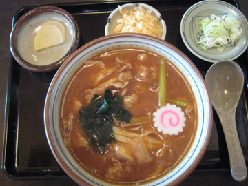 藤一うどんのカレー南蛮