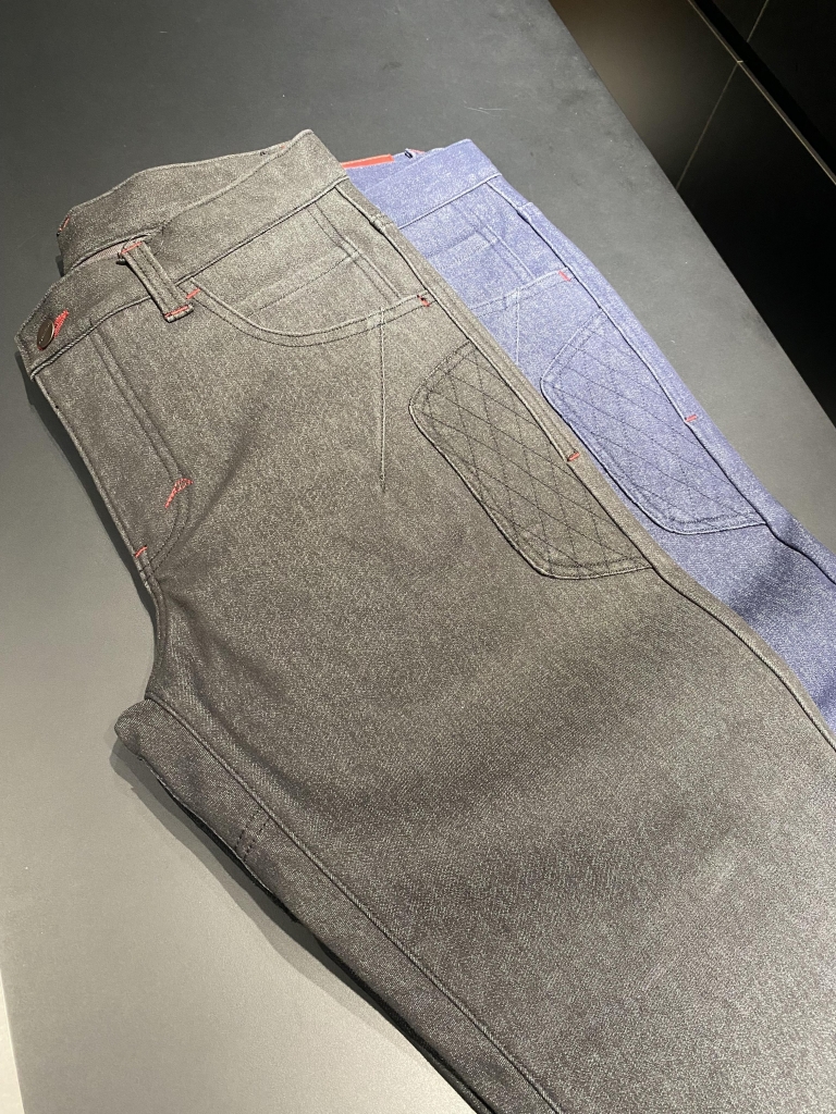 新作入荷】K-1373W 46works ストレッチウインドカットデニム