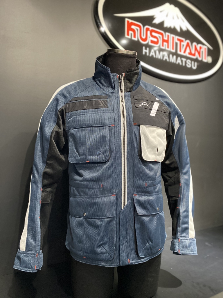新作入荷】K-2458 フルメッシュロングジャケット：KUSHITANI 西宮店