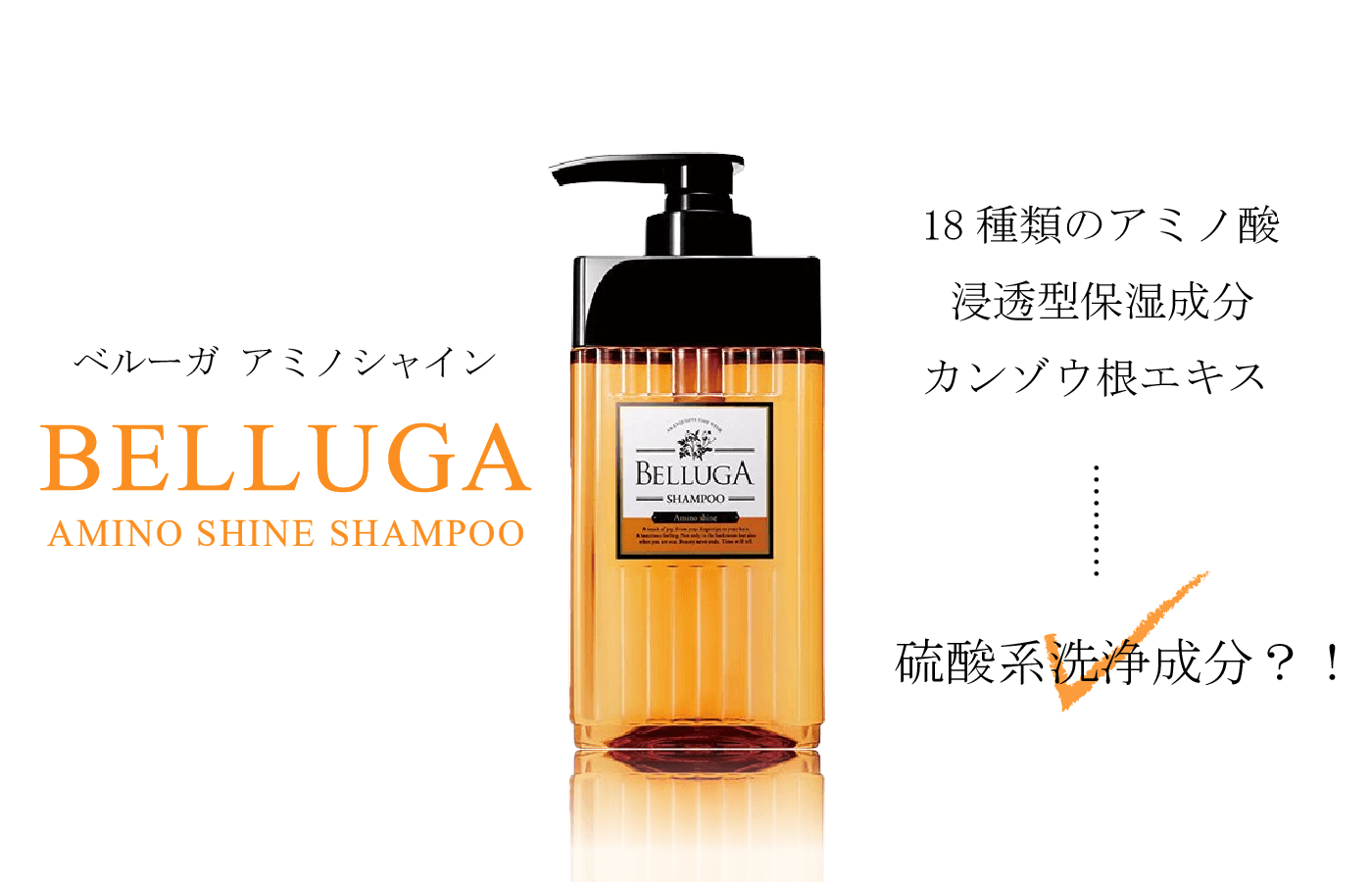 ベルーガ アミノシャインシャンプーの成分解析