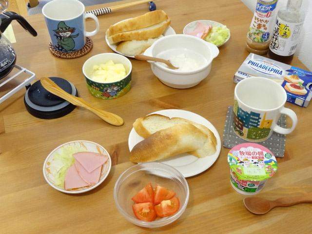 先週末の朝ごはん