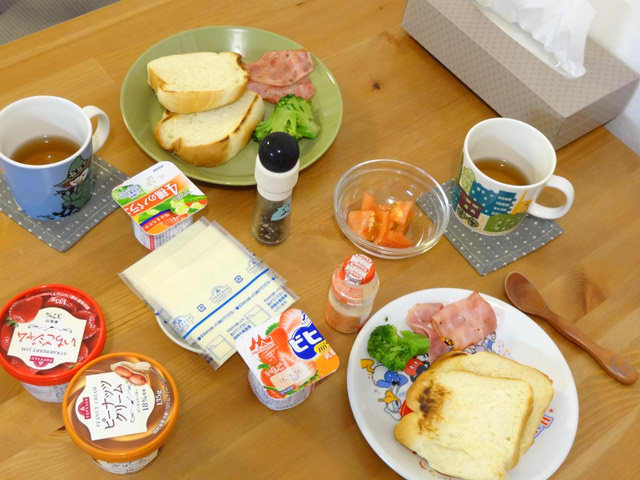 週末の朝ごはん