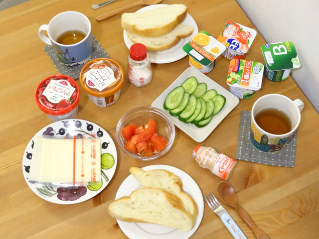 週末の朝ごはん
