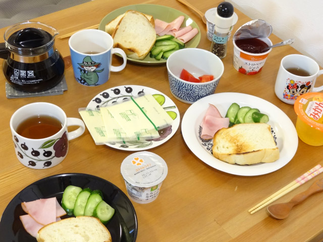 週末の朝ごはん