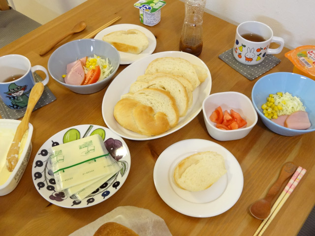 週末の朝ごはん