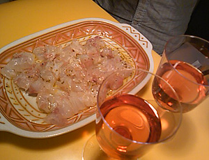 鯛のカルパッチョ