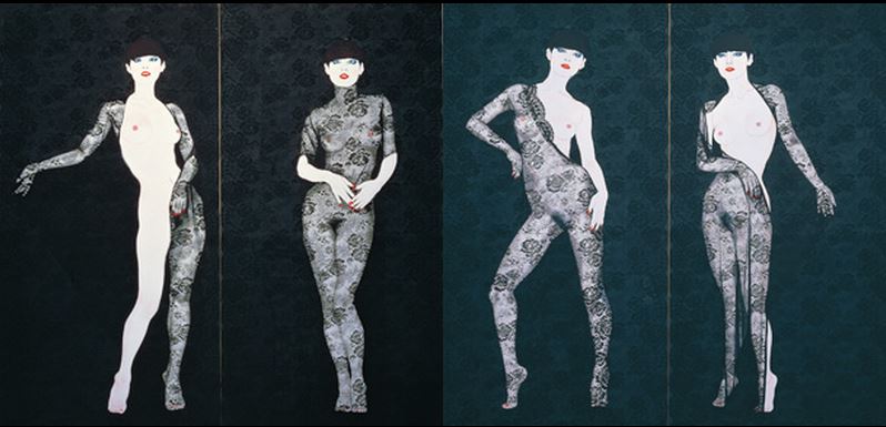 加山又造『レースをまとった人魚』真作希少エディション