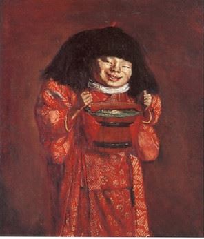 我が娘を描いた画家＿岸田劉生。今日は彼の命日です。 | 弘前りんご＿