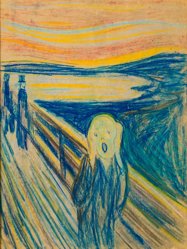 ムンク＜叫び＞と同じノルウェー美術館収蔵画家　Sigurd Eriksen 油絵 ムンク＜叫び＞と同じノルウェー美術館収蔵画家 Sigurd Eriksen 油絵
