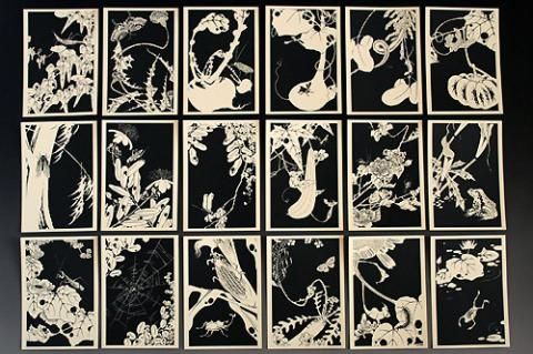 伊藤若冲の拓本画の世界＿原色細密絢爛豪華な動植綵絵とは対極の美しさ