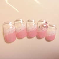レースのフレンチ。乙女ピンク
