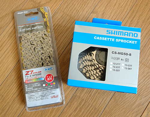 スプロケとチェーン