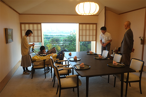 ホテル日航東京/喜寿お祝い食事1