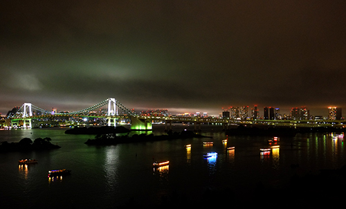ホテル日航東京/部屋からの夜景