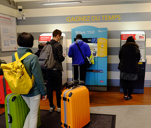 ストラスブール駅/券売機1