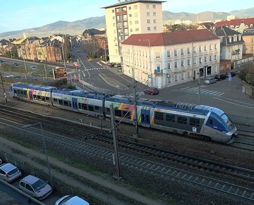 コルマール/4日目の朝のSNCF