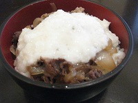 とろろ牛丼