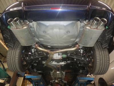 スバル インプレッサWRX STI GVB GPスポーツマフラー EXAS EVO Tune